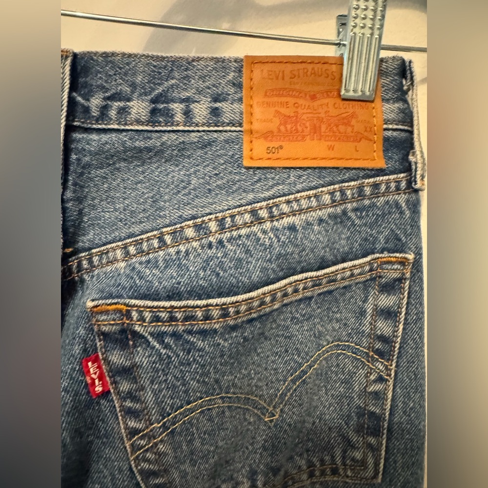Levi’s 501 blue denim Jean size 25 - Picture 3 of 3